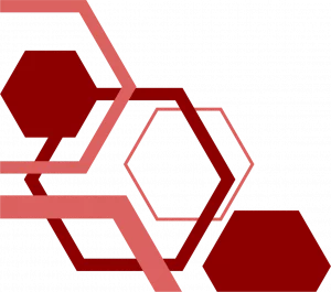 Wabe dunkel rot fett