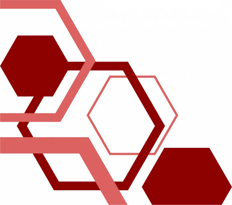 Wabe dunkel rot fett